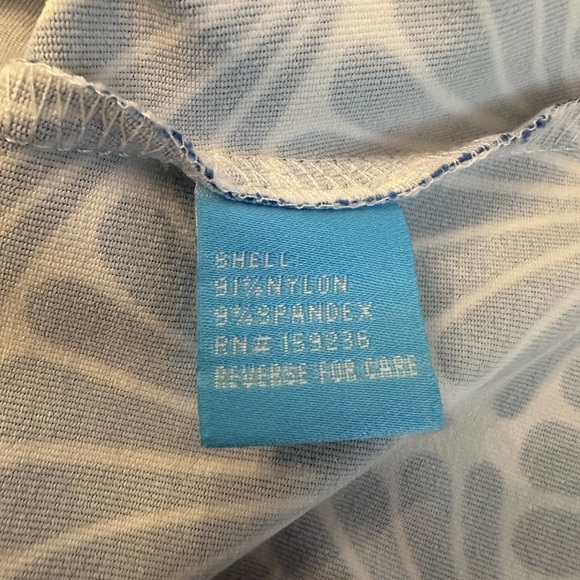 J.M. Laughlin Blue and White Print Dress - Picture 5 of 6